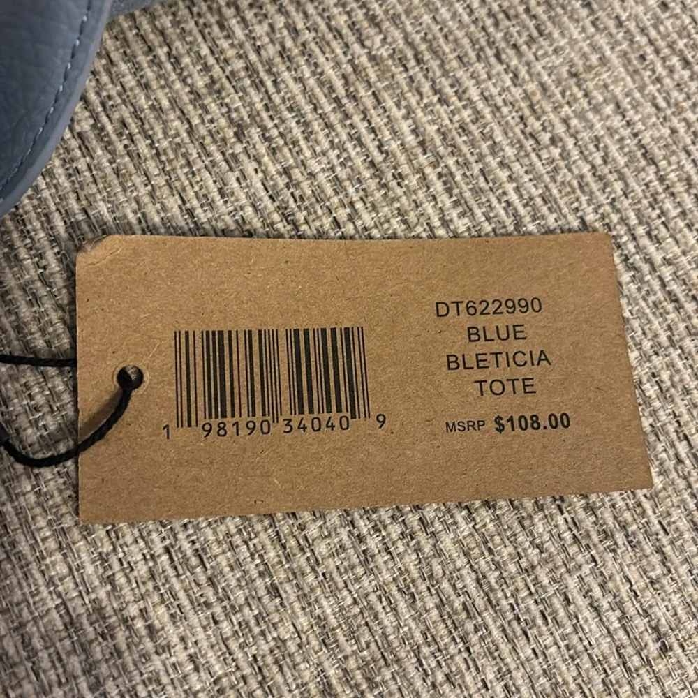 Steven Madden Blue Bleticia Tote New - Picture 4 of 8